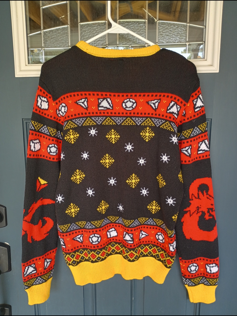 Dungeons & Dragons Gaming-Inspired Holiday Crewneck Sweater Size S - Picture 3 of 14